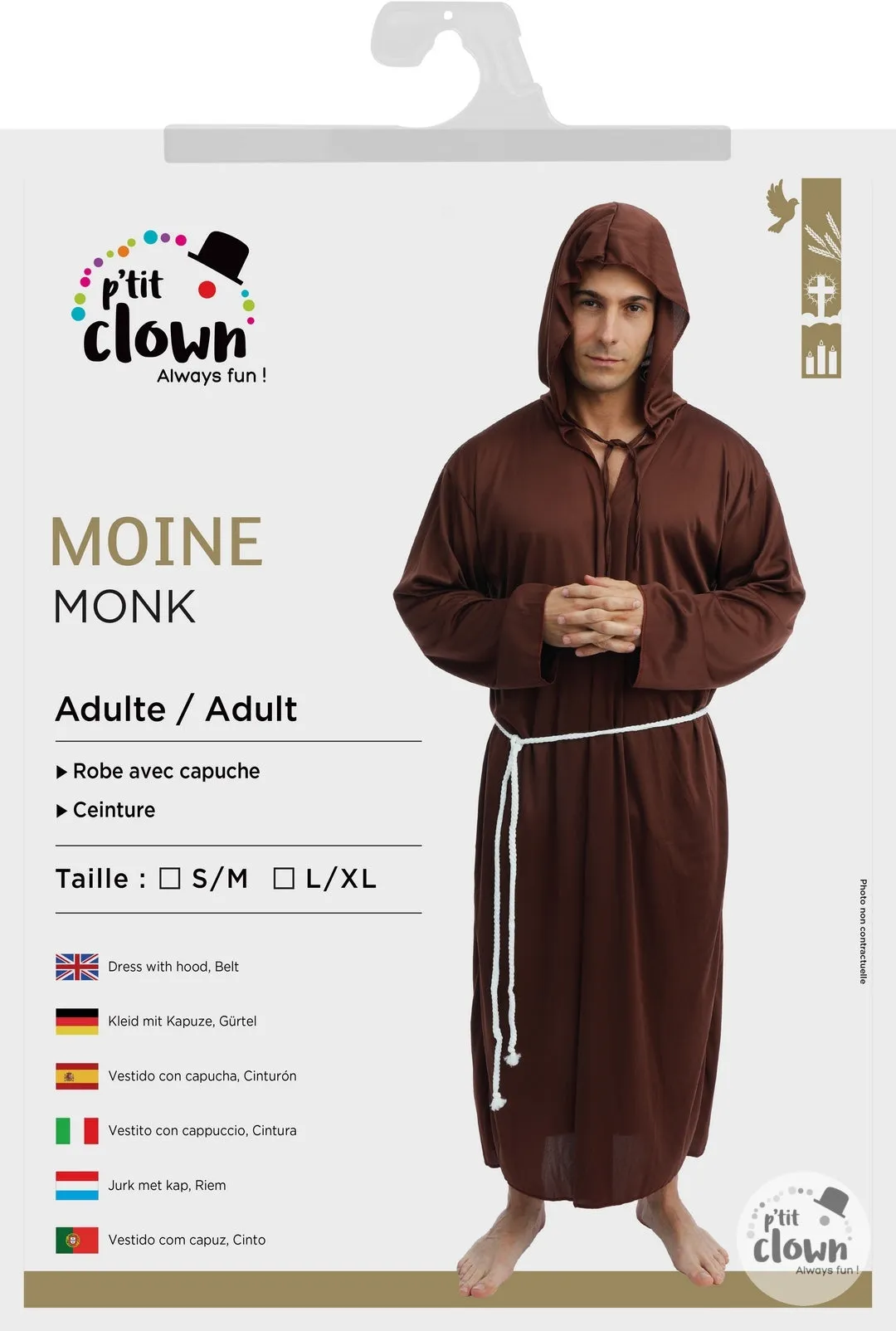 Adult Monk Costume