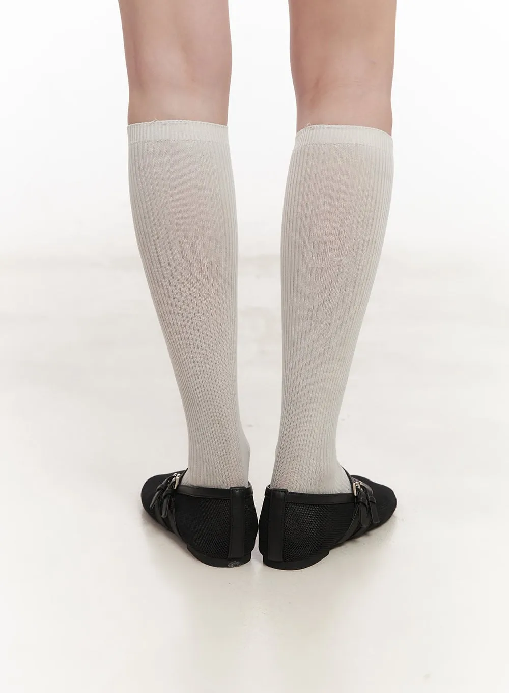 Buckle Mesh Flats CM518