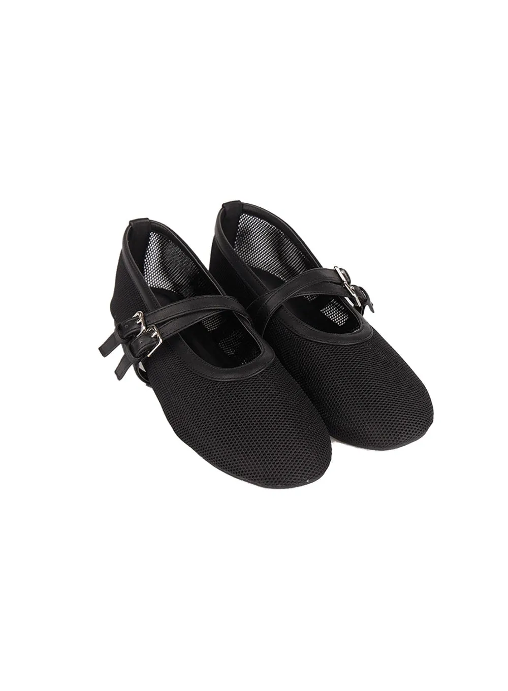 Buckle Mesh Flats CM518