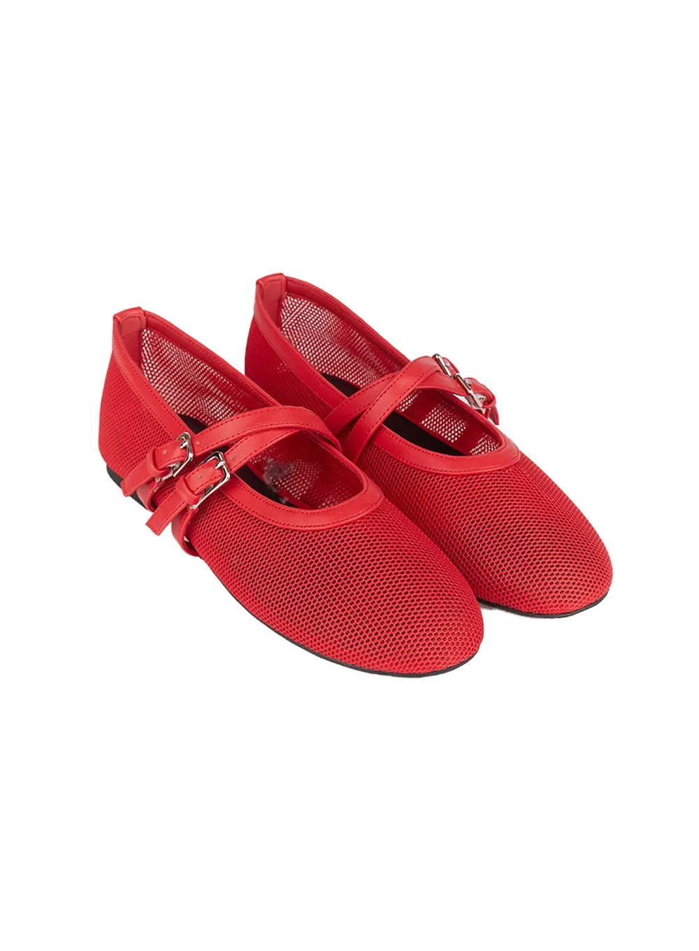 Buckle Mesh Flats CM518