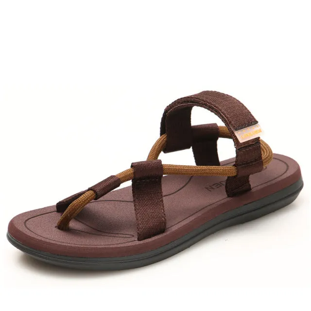 Cord Strap Gladiator Style Men Sandals