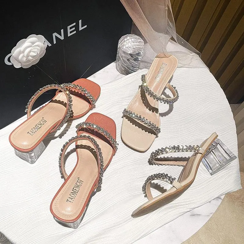 Diamond Deta Chunky heeled Sandals