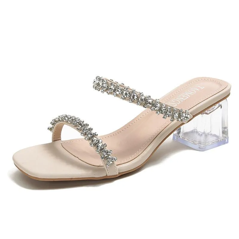 Diamond Deta Chunky heeled Sandals