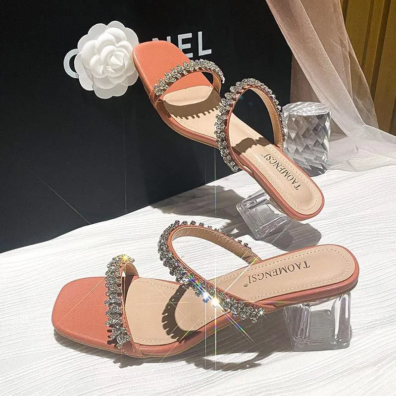 Diamond Deta Chunky heeled Sandals
