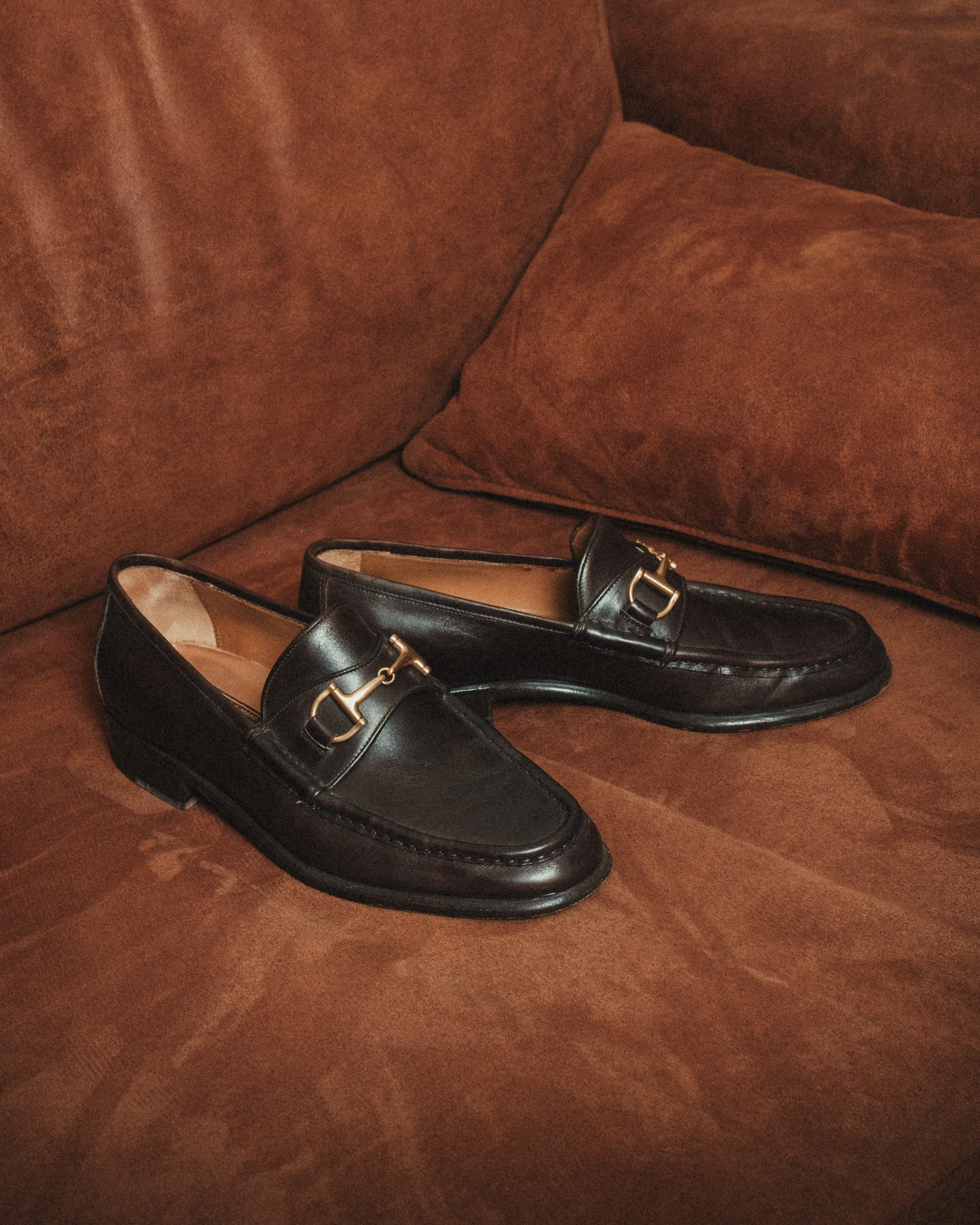 Enzo Bonafè Dark Brown Horsebit Loafers EU 41