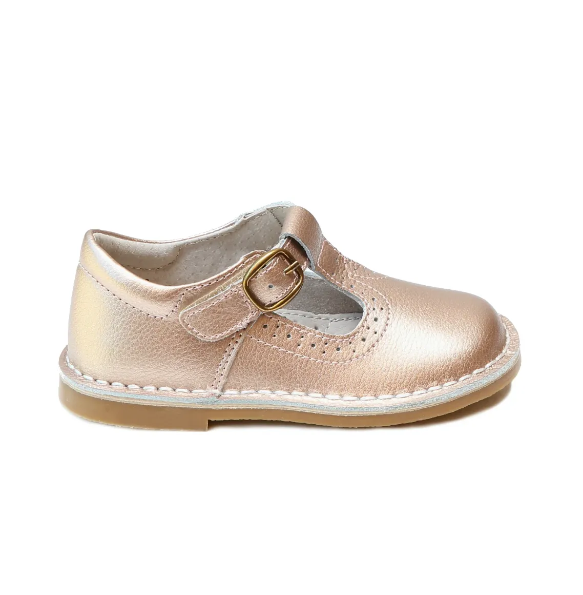 Frances T-Strap Perforated Mary Jane