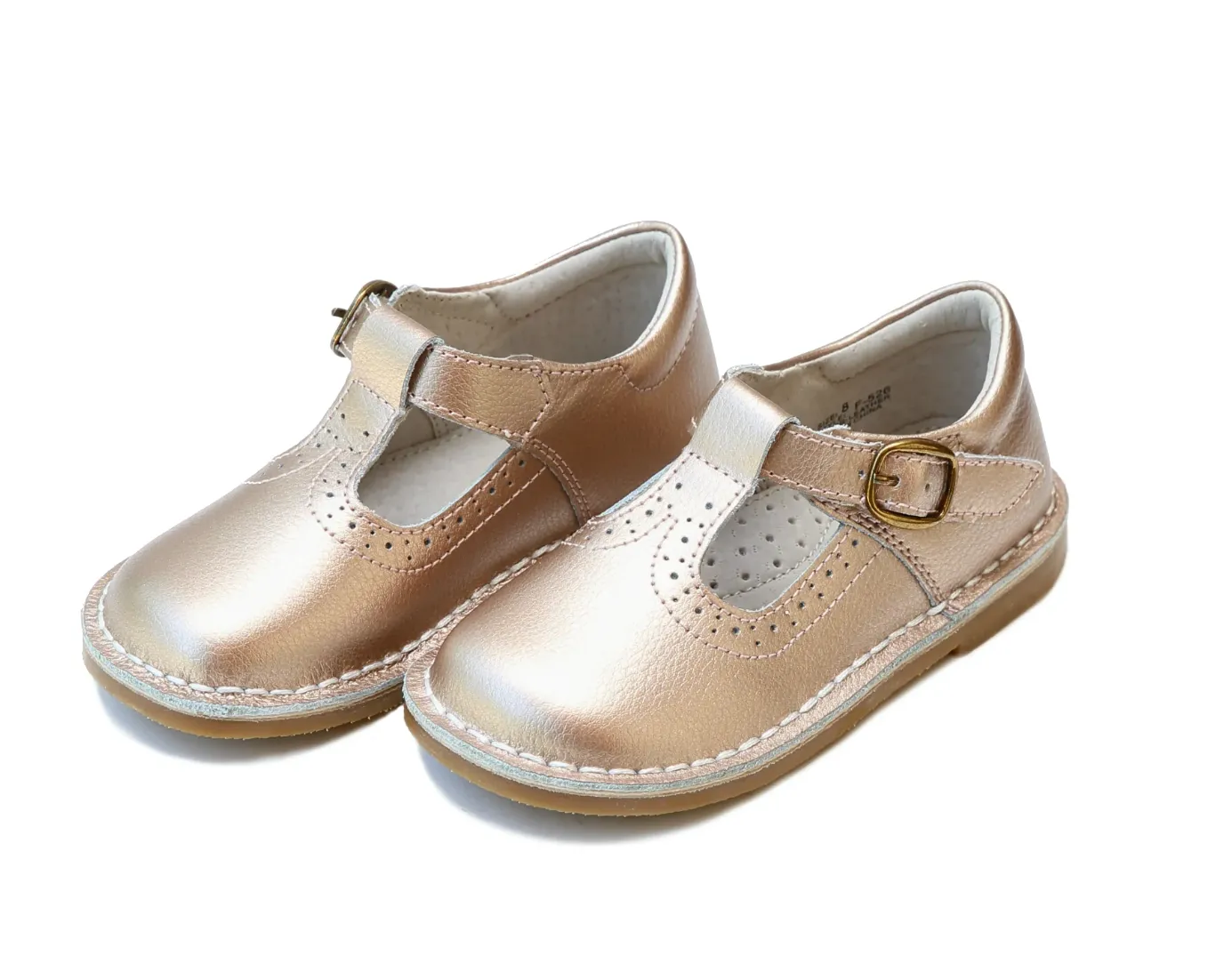 Frances T-Strap Perforated Mary Jane