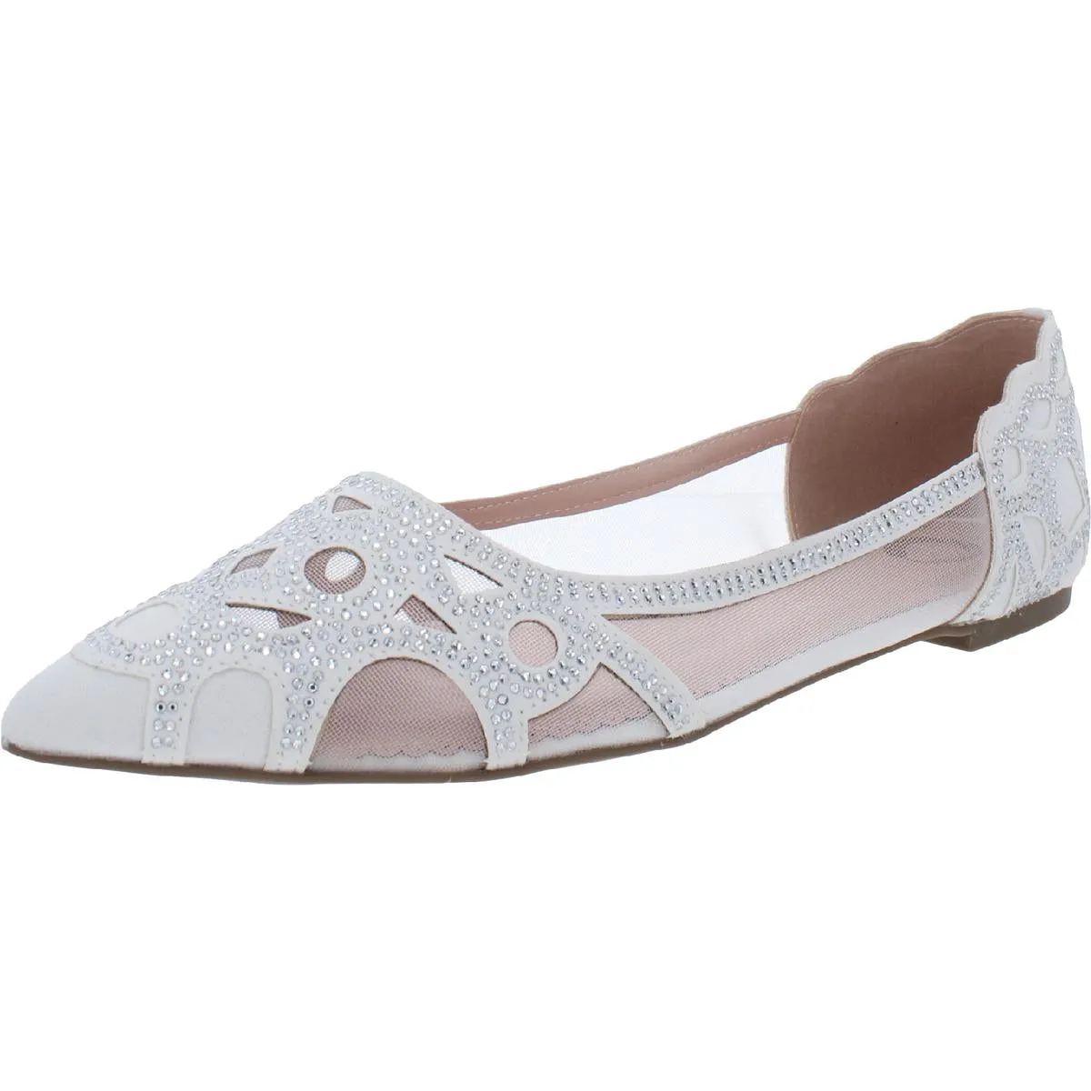Journee Collection Womens Batavia Mesh Pointy-Toe Flats