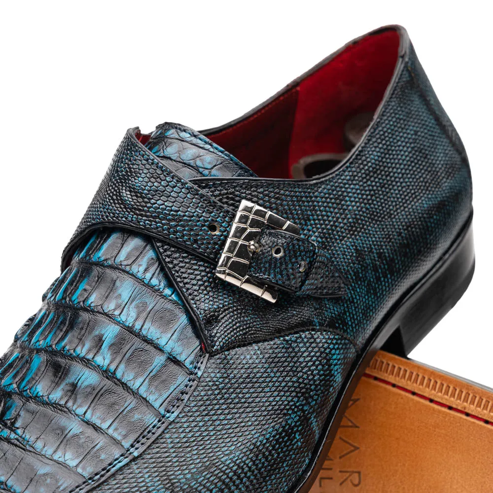 Marco Di Milano Toluca Caiman-lizard Ring Black-blue