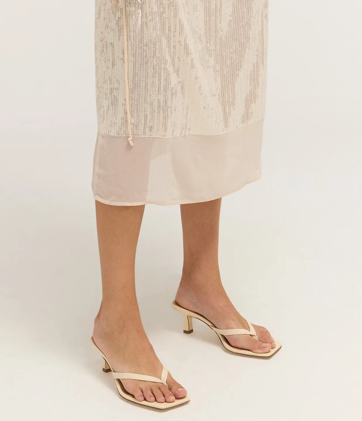 Salike Skirt in Clear Cream