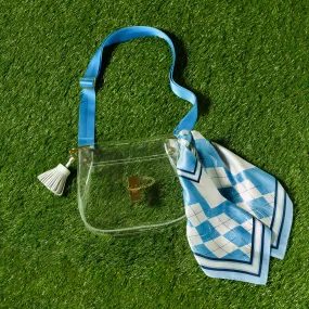The Chapel Hill Clear Medium Saddle Bag