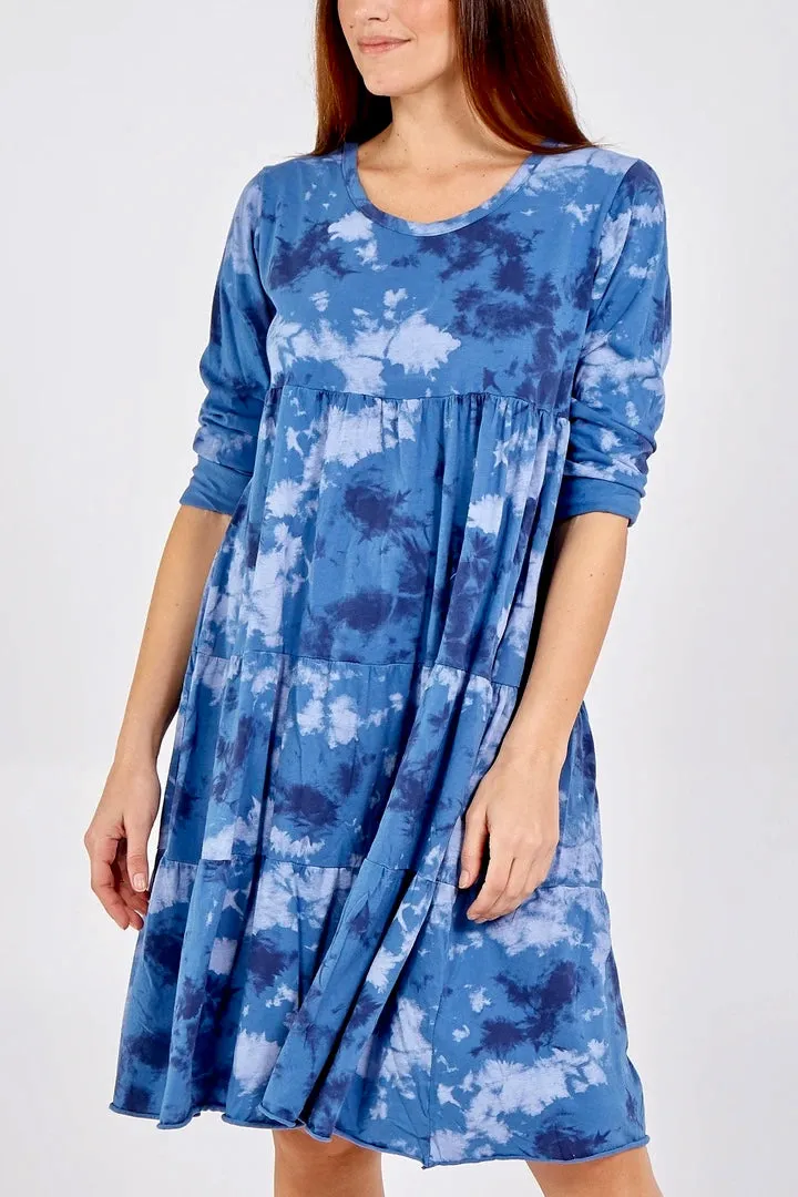 TIE DYE SMOCK DRESS
