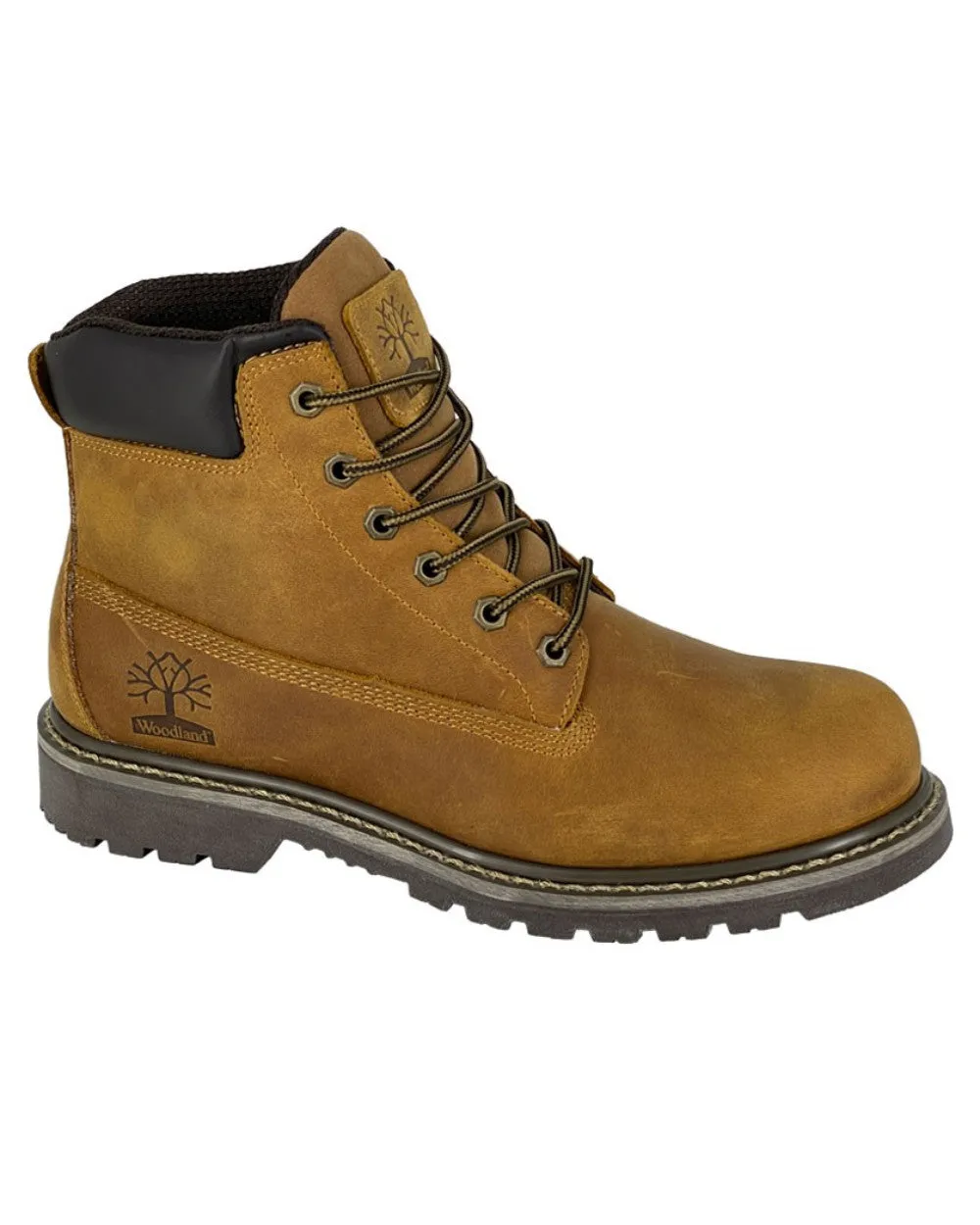 Woodland 6 Eye Padded Utility Work Boots